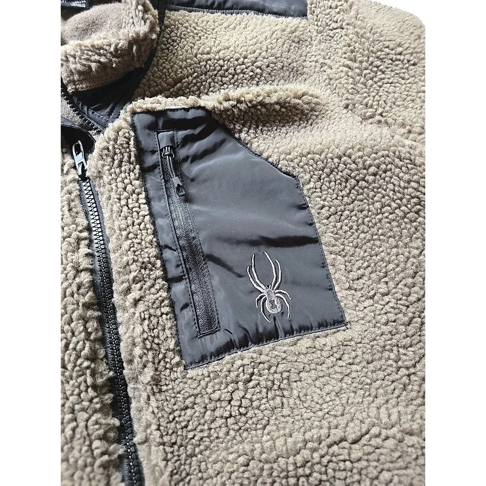 SPYDER MEN'S SHERPA MILITANT JACKET - SIZE: MEN M‎ - FALCON